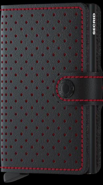 Secrid Mini Wallet Perforated Black-Red