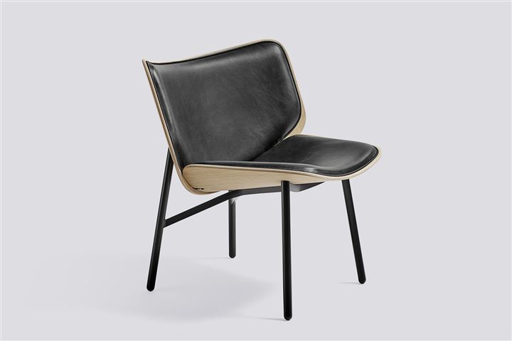 HAY Dapper Lounge Chair: leahter silk