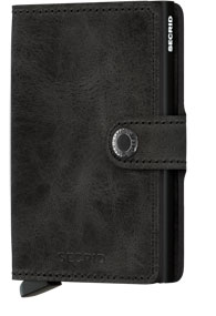 Secrid Mini Wallet Vintage Full Black