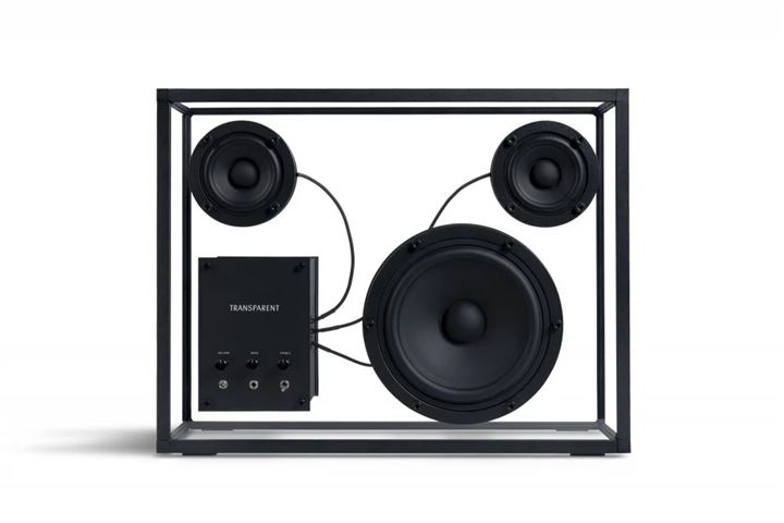 Transparent Wireless Speaker black