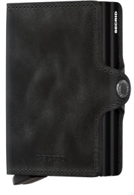 Secrid Twin Wallet Leder Vintage black