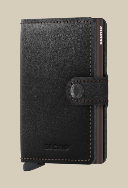 Secrid Mini Wallet Original Black Brown