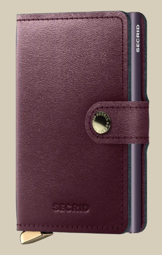 Secrid Mini Wallet Premium Line Bordeaux
