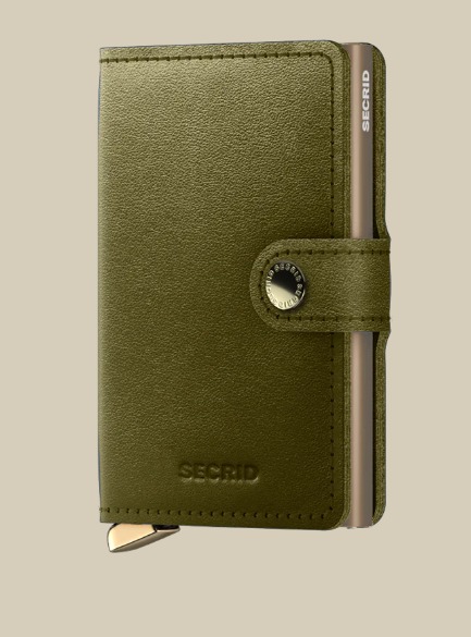Secrid Mini Wallet Premium Line Olive