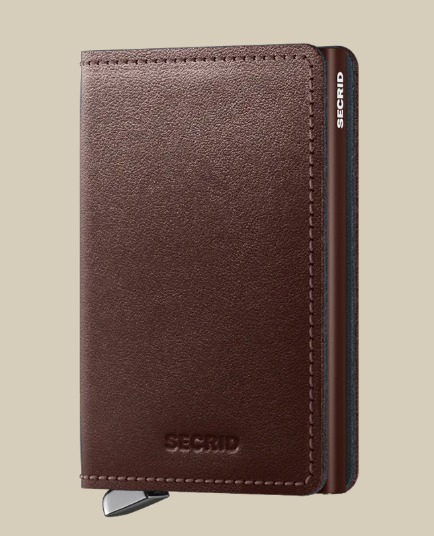 Secrid Slim Wallet Premium Line Dark Brown