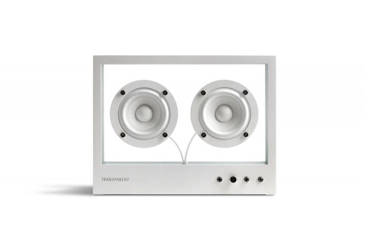 Transparent Wireless Speaker white small