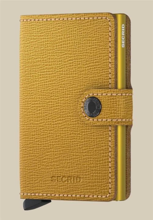 Secrid Mini Wallet Crisple Ochre