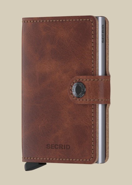 Secrid Mini Wallet Vintage Brown