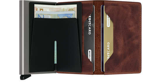 Secrid Slim Wallet Leder Vintage Brown
