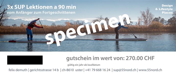 3x SUP Kurs div. Level