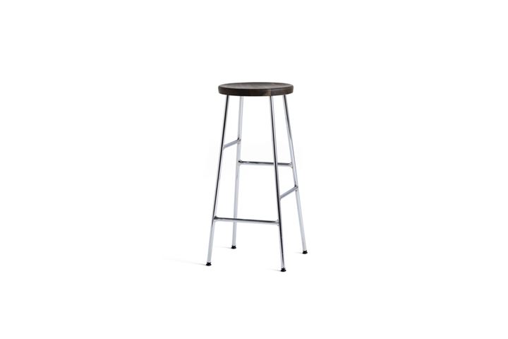 Cornet Bar Stool H75 Stahl Verchromt