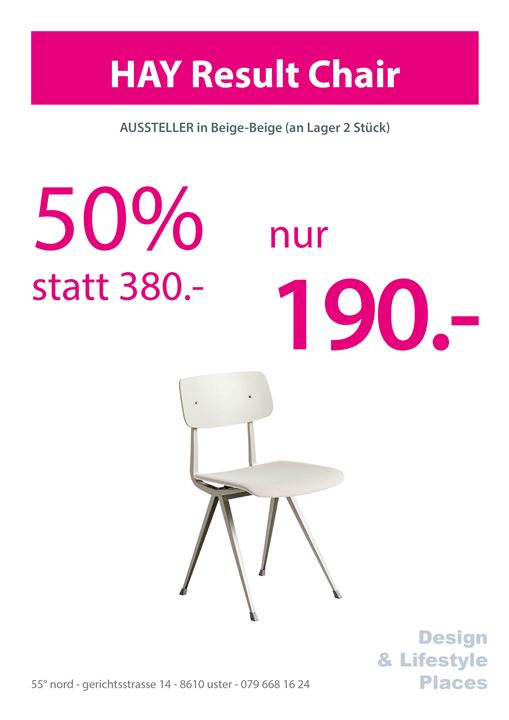 Result Chair; Aussteller (1Stk.)