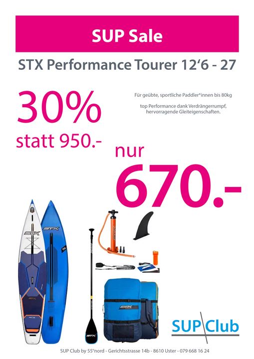 STX Performance Tourer 12'6-27; 30% Rabatt