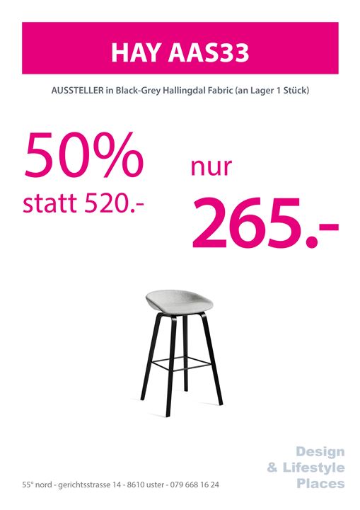 About a Stool AAS 33; Aussteller (1Stk.)