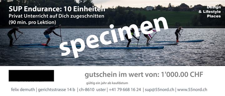 SUP Endurance (10 Lektionen a 90min.) 