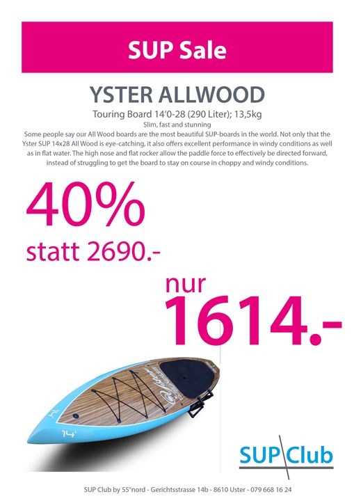 YSTER Allwood 14-28; 40% Rabatt