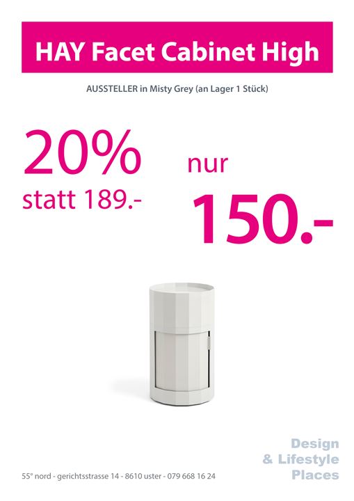 HAY Facet high; Aussteller (1 Stk.)