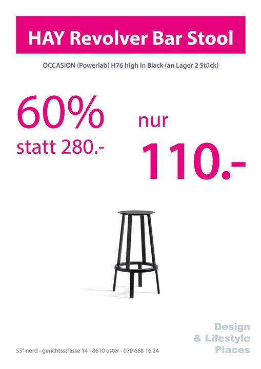 Revolver Bar Stool H76; Occasion (2Stk.)