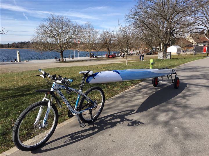 SUP Fahrradlösung Eckla 260;mit Stütze und pannensicherer Bereifung