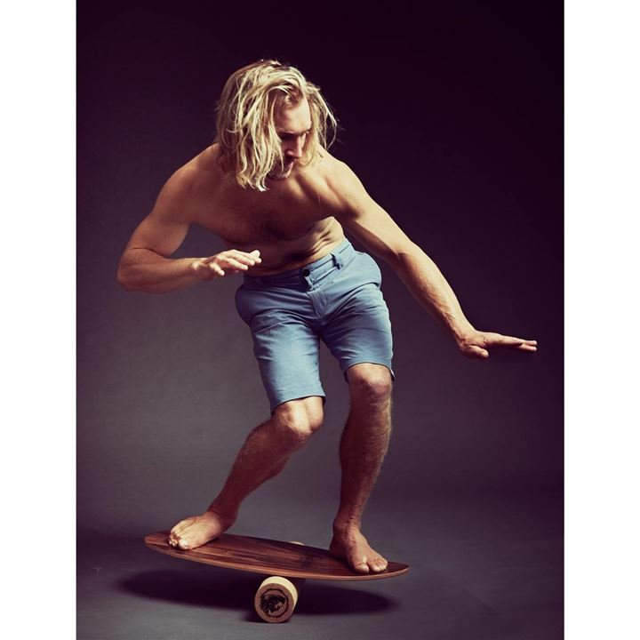 Indiana Balance Board Nussbaum, inkl Steller