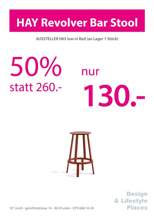 Revolver Bar Stool H65; Aussteller (1Stk)