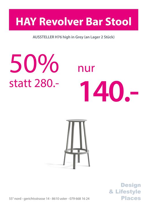 Revolver Bar Stool H76; Aussteller (2Stk.)